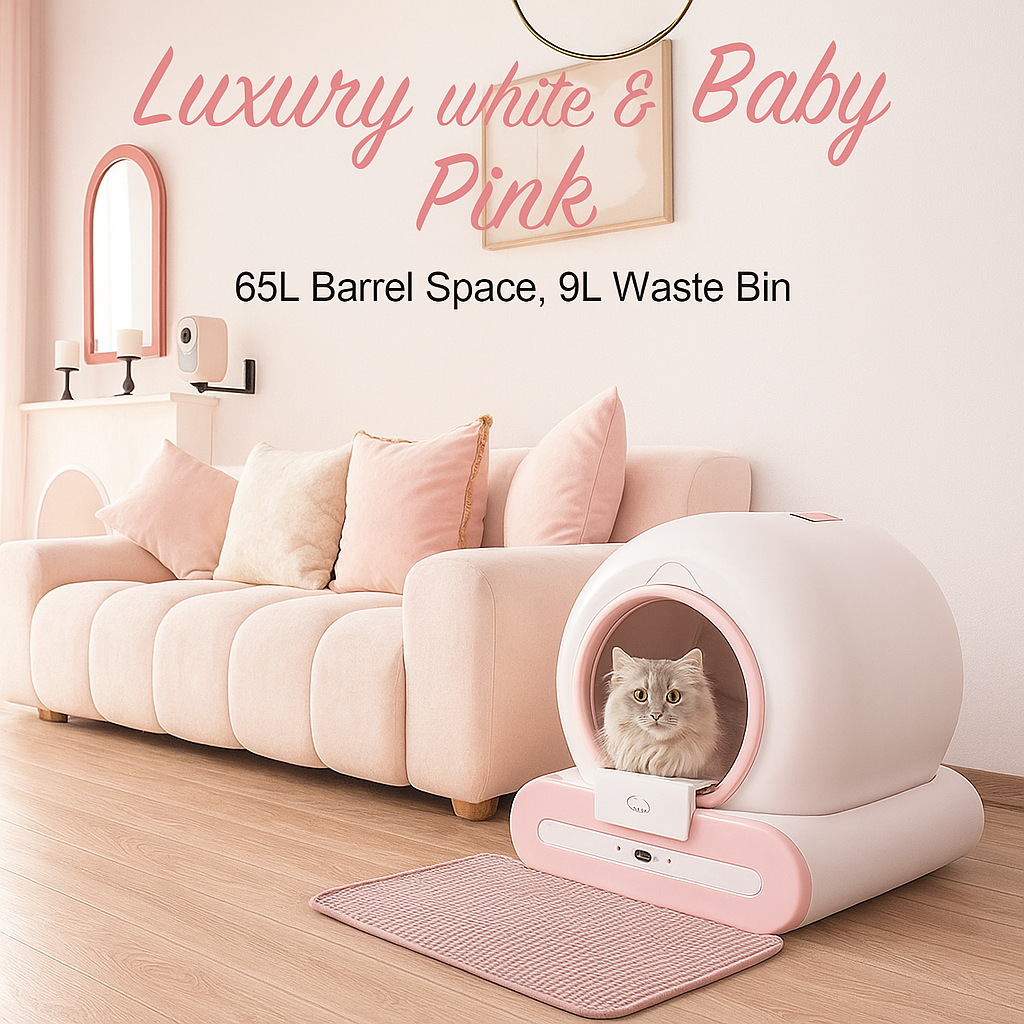 Paw & Co Prestige Litter Dome™ – Self-Cleaning Luxury for Cats Odor-Free. Mess-Free. Elegantly Designed.