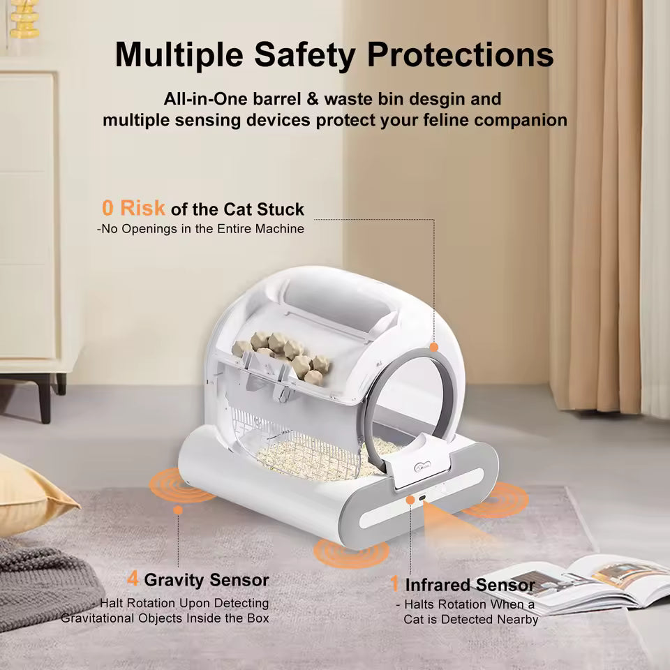 Paw & Co Prestige Litter Dome™ – Self-Cleaning Luxury for Cats Odor-Free. Mess-Free. Elegantly Designed.