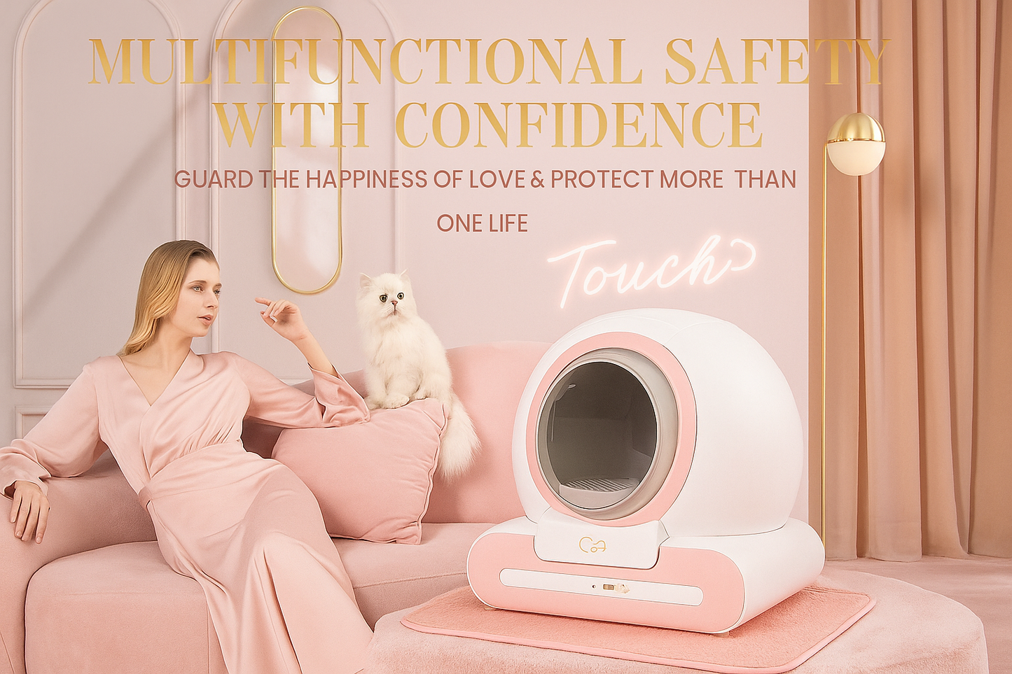 Paw & Co Prestige Litter Dome™ – Self-Cleaning Luxury for Cats Odor-Free. Mess-Free. Elegantly Designed.